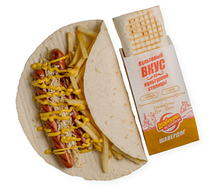 Шавердог с фри двойной