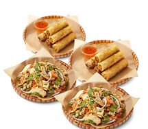 Набор: Вок с лапшой и курицей (2 шт.), Нэм Га (12 шт.)