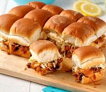 Sliders au porc effiloché