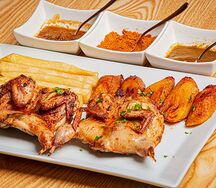Duo grilled cailles