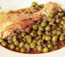Petit pois au poulet
