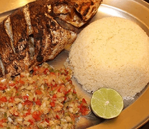 Attiéké poisson