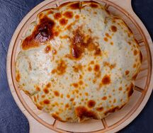 Хычины с картофельным пюре и сыром 