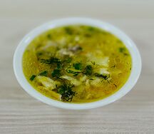 Суп с галушками