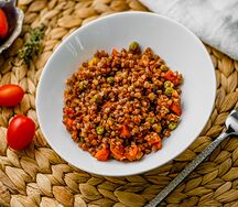 Гречка с овощами