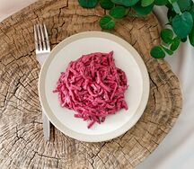 Свекла с майонезом и чесноком