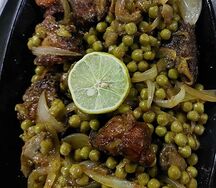 Porc aux petits poids