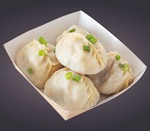 Манты с говядиной и картошкой