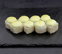 Тунец под чесночным соусом (запеченный)