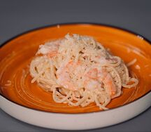 Паста с креветками