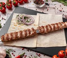 Люля-кебаб из курицы в лаваше