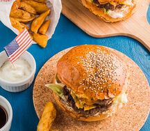 Mexican chicken burger
