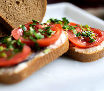 Le sandwich aubergine