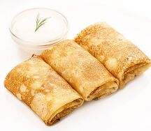 Блинчик с творогом