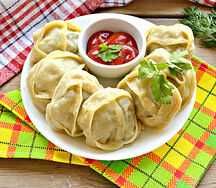 Манты с говядиной