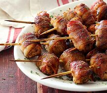 Шашлычок куриный с беконом