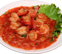 Crevette à la sauce piquante