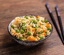 Riz sauté à l'huile de sésame
