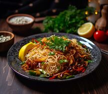 Nouilles aux chah Tzai