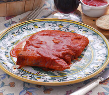 Côte de porc à la sauce tomate