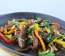 Filet sauté à la sauce d'orange