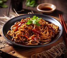 Nouilles à la sauce soja