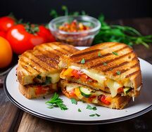 Fromage sauté aux légumes