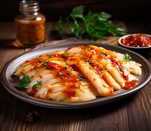 Filet de sole à la sauce piquante