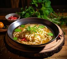 Nouilles au bouillon