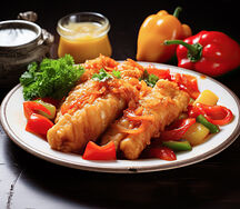 Poisson à la sauce aigre-doux