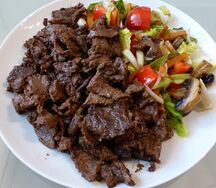 Filet sauté à la sauce huitre