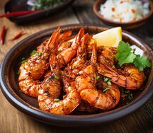 Crevettes sautées aux cinq épices