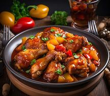 Poulet à la sauce aigre-doux