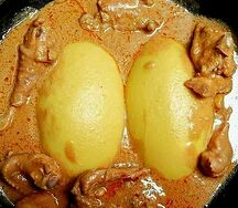 Foutou & sauce arachide au poulet