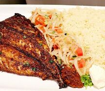 Attiéké poisson fumé