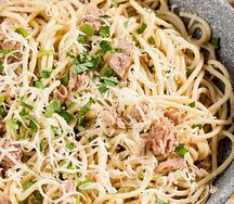 Spaghetti au thon
