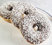 Донат кокосовый