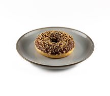 Донат орехово-шоколадный