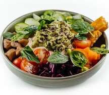 Поке с имбирной курочкой