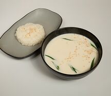 Суп сливочный с курицей