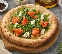 С лососем и молодым сыром