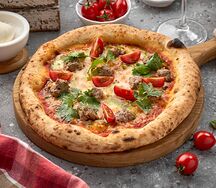 С ягнёнком, томатами и кинзой