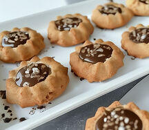 Biscuit sablé au chocolat et aux amandes