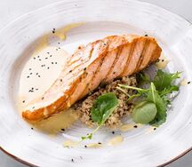 Шашлык из семги