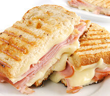Gaufre salée Jambon et emmental