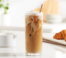 Ice latte coffee