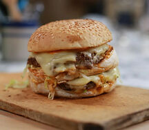 Raclette burger frites