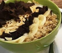 Smoothie bowl banane