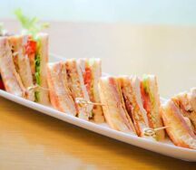 Club sandwich au saumon
