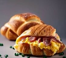 Omelette bacon